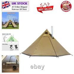 Tente Tipi de 5,6 lb en Olive Drab 4 Saisons avec Sortie pour Poêle Idéale pour les Séjours en Camping