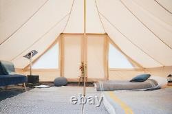Tente Touareg 5M avec trou pour poêle, ignifuge, glamping, camping, yurt grand.