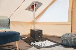Tente Touareg 5M avec trou pour poêle, ignifuge, glamping, camping, yurt grand.