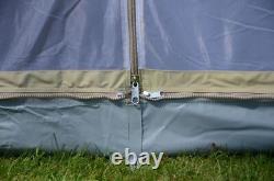 Tente Touareg 5M avec trou pour poêle, ignifuge, glamping, camping, yurt grand.