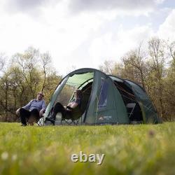 Tente Tunnel Vango Kintyre 500 pour Camping en Plein Air, Grand Abri pour 5 Personnes en Fibres de Verre