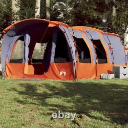 Tente Tunnel WALPLUS pour Famille 8 Personnes Grise Imperméable Grand Abri de Camping