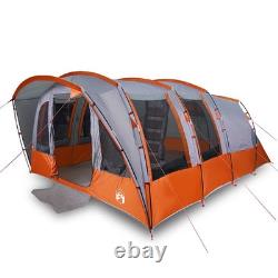 Tente Tunnel WALPLUS pour Famille 8 Personnes Grise Imperméable Grand Abri de Camping