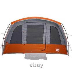 Tente Tunnel WALPLUS pour Famille 8 Personnes Grise Imperméable Grand Abri de Camping