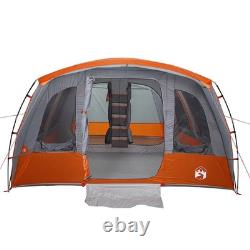 Tente Tunnel WALPLUS pour Famille 8 Personnes Grise Imperméable Grand Abri de Camping