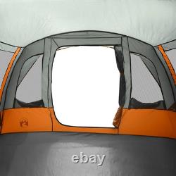 Tente Tunnel WALPLUS pour Famille 8 Personnes Grise Imperméable Grand Abri de Camping