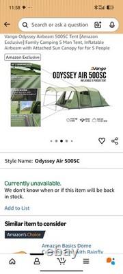 Tente Vango Odyssey Air