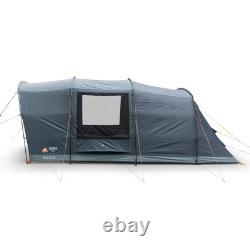 Tente Vango Sierra 500 Tunnel 5 personnes avec poteaux et cloison de chambre optionnelle pour famille