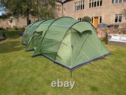 Tente Vango Tigris 800XL pour 8 personnes, grande tente, tente tunnel