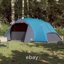 Tente WALPLUS Crossvent pour 8 personnes, grande, bleue, abri imperméable