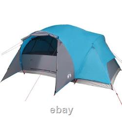 Tente WALPLUS Crossvent pour 8 personnes, grande, bleue, abri imperméable