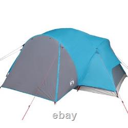 Tente WALPLUS Crossvent pour 8 personnes, grande, bleue, abri imperméable