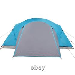 Tente WALPLUS Crossvent pour 8 personnes, grande, bleue, abri imperméable