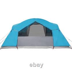 Tente WALPLUS Crossvent pour 8 personnes, grande, bleue, abri imperméable