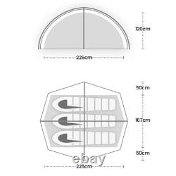 Tente Wild Country Helm Compact 3 pour camping et randonnée, légère, 3 saisons, 3 places