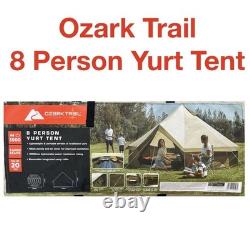Tente Yurt Olive Verte pour 8 Personnes Ozark Trail avec Fenêtre Imperméable NEUVE