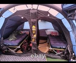 Tente à arceaux pneumatiques Halfords 6 places avec beaucoup d’autres articles de camping en bon état