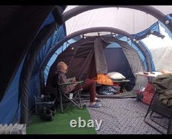 Tente à arceaux pneumatiques Halfords 6 places avec beaucoup d’autres articles de camping en bon état