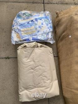 Tente à armature en acier Cabanon avec annexe de couchage supplémentaire
