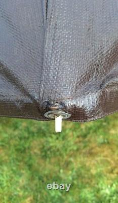 Tente à armature en toile et auvent Cabanon Bora Bora pour 4 personnes