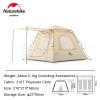 Tente Automatique Naturehike Ango 3 Pour 3 Personnes - Grande Tente De Camping Familiale Imperméable.