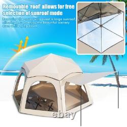 Tente automatique instantanée grande pour 3-4 personnes pour camping en famille en extérieur 240210140cm UK