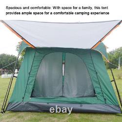 Tente automatique pliante de camping et pique-nique portable extérieure avec 2 chambres de grande taille