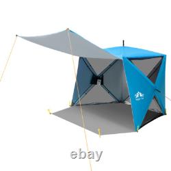Tente automatique pop-up pour 3-4 personnes, camping en plein air, famille, randonnée, tente instantanée