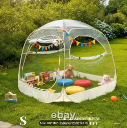 Tente bulle pop-up abri igloo dôme transparent sport grand environ 4m