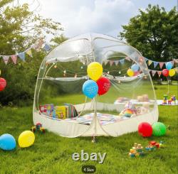 Tente bulle pop-up abri igloo dôme transparent sport grand environ 4m