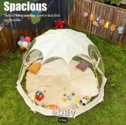 Tente bulle pop-up abri igloo dôme transparent sport grand environ 4m