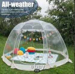 Tente bulle pop-up abri igloo dôme transparent sport grand environ 4m