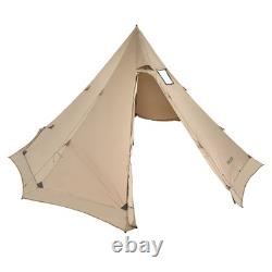 Tente chaude VEVOR Tipi avec cheminée étanche portable pour le camping de 4 à 6 personnes