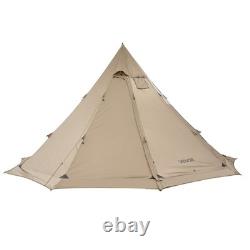 Tente chaude VEVOR Tipi avec cheminée étanche portable pour le camping de 4 à 6 personnes