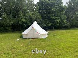 Tente cloche 5m en toile beige