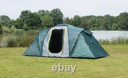 Tente d'extérieur Blackout Coleman Spruce Falls pour 4 personnes, couleur gris/vert