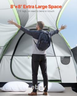 Tente de Camping SUV VEVOR Tente Extérieure pour SUV avec 2 Portes Imperméable pour 5-8 Personnes