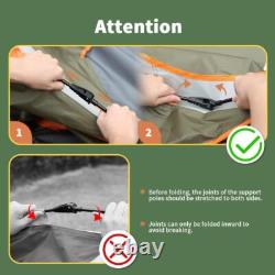 Tente de Camping, Tente Instantanée Pop Up pour 3 Personnes Imperméable, Grande Tente Automatique à Double Couche