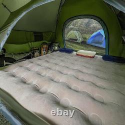 Tente de Camping, Tente Pop Up 2 en 1, Tente Dôme Instantanée Imperméable pour 3-4 Personnes