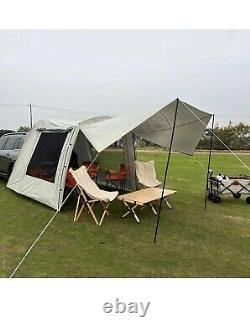 Tente de Coffre de Voiture Universelle pour SUV Grand Auvent Abri de Camping Imperméable