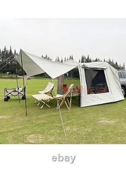 Tente de Coffre de Voiture Universelle pour SUV Grand Auvent Abri de Camping Imperméable