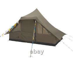 Tente de Glamping Cabin pour 10 personnes, ventilation en maille, installation facile, spacieuse