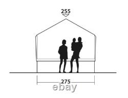 Tente de Glamping Cabin pour 10 personnes, ventilation en maille, installation facile, spacieuse