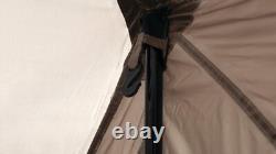 Tente de Glamping Cabin pour 10 personnes, ventilation en maille, installation facile, spacieuse