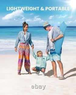 Tente de Plage Pop Up X-Large pour 3-4 Personnes Installation Facile et Protection UPF 50+