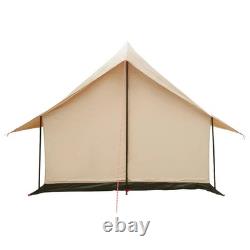 Tente de cabine WALPLUS crème 340 x 246 x 210 cm abri de camping en polycoton