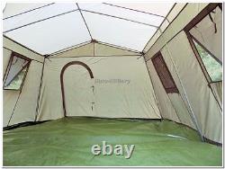 Tente de camp de base extérieure militaire pour 6 personnes, couleur olive, neuve en usine