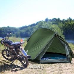 Tente de camping 2 personnes à montage rapide avec deux portes, idéale pour la randonnée