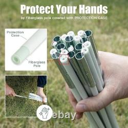 Tente de camping 2 personnes imperméable 3000 mm, dôme 3 saisons, arceaux en fibre de verre, vert armée