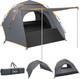 Tente De Camping 3 Personnes Pop-up Automatique Instantan&eacute;e Trois Couches Imperm&eacute;able 4 Saisons Grande